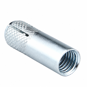 Ancre à enfoncer zinguée avec filetage interne <span class=keywords><strong>pour</strong></span> <span class=keywords><strong>fixation</strong></span> et installation sur surface en béton - Product Image 1