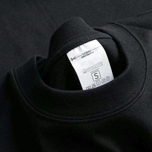 Venta al por mayor de verano de moda personalizada 100% algodón hombres camiseta de moda suelta Casual Fit transpirable y de gran tamaño de color sólido - Product Image 2