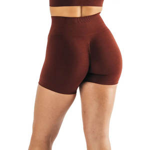 Short de gym grande taille avec impression OEM personnalisé pour Offre Spéciale de jogging et de gym, maillot de bain en tissu polyester à la mode pour femmes, short de yoga personnalisé - Product Image 4