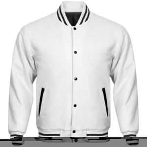 Vestes de baseball universitaires unisexes de haute qualité Kandari Sports, logo brodé sur le devant, séchage rapide, décontractées, pour l'hiver - Product Image 3