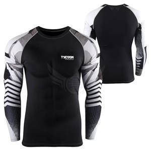 Venta al por mayor del fabricante más vendido MMA Rash Guard Workout Wear Venta en línea Rash Guard - Product Image 3