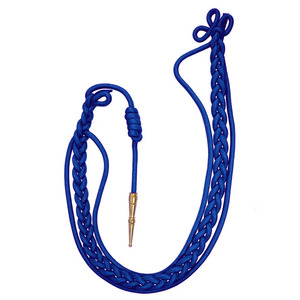 Best Selling Aiguillette High Quality <b>Braided</b> Lanyard Aiguillette <b>Cord</b> for Ceremonial Uniforms - Product Image 1
