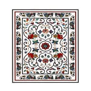 Revêtement de sol de temple Mandap en marbre de pierre naturelle, style traditionnel élégant |   Fournisseur de dalles de marbre en Inde, exportations de qualité supérieure - Product Image 1