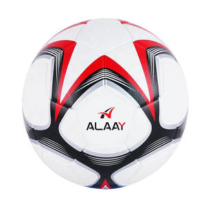 Ballon de football thermocollé personnalisé en usine, taille 4/5, entraînement/jeu, ballon de football en PVC/PU pour intérieur/extérieur - Product Image 1