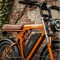 Fabricant en gros de vélos électriques UE, États-Unis, Afrique – Vélo électrique tout-terrain 20 pouces 750W à pneus larges, style cyclomoteur rétro, haute vitesse