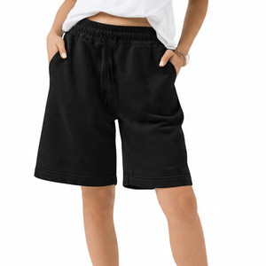 Shorts de sport pour femme, vêtements de sport, jogging, shorts de course, shorts en molleton pour femme, 450 GSM - Product Image 3