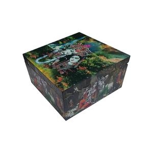 Indian Export Quality UV Printed MDF Seamless <b>Boxes</b> Foldable Classic INS Square <b>Makeup</b> Beverage Packaging High Cost Available - Product Image 1