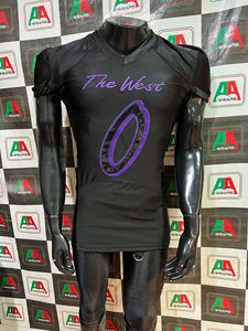 Camiseta de fútbol americano, pantalones de talla grande con mangas cortas, transpirable, estirable, sublimación, hecho a medida, Pakistán, fotos reales - Product Image 4