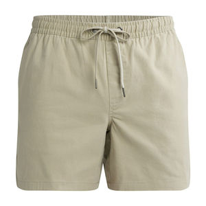 Pantalones cortos de mezclilla de lona de algodón 100% informales para hombre con bordado 3D, pantalones calientes con cordón de cintura media, pantalones cortos de alta calidad al por mayor - Product Image 1