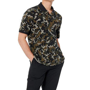 Polo imprimé camouflage pour homme, polo à manches courtes pour homme, tenue de rue, nouveau style, fabriqué par Dress Sports - Product Image 5