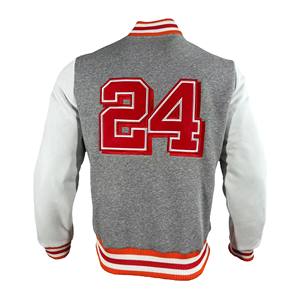 OEM personalizado Unisex chaqueta cortavientos Old School Varsity diseño cálido lienzo Stand Collar XS venta al por mayor a granel de invierno - Product Image 3