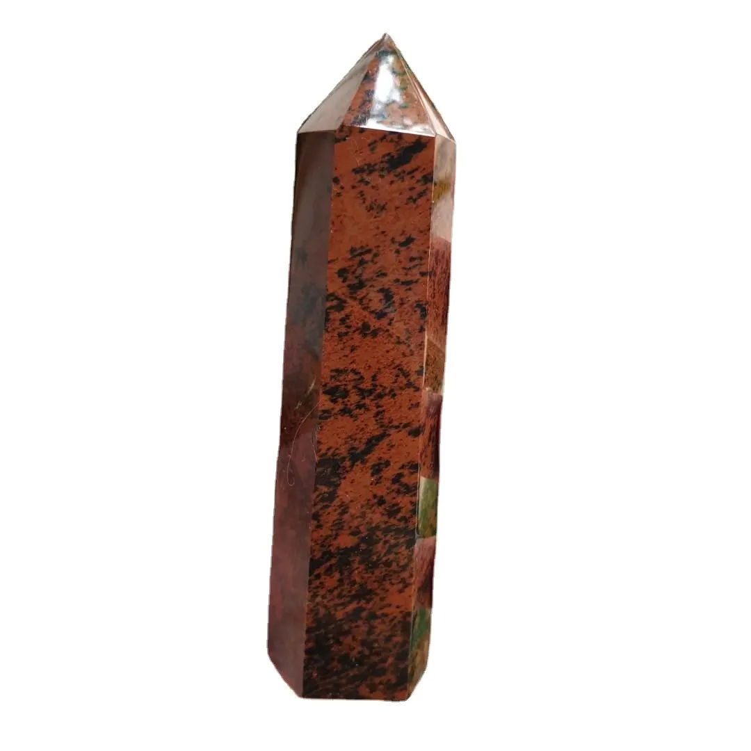 Mahogany Obsidian Obelisks / Tower 4 faceted Buy From Mariya Crystal Export : Wholesale Mahogany Obsidian Obelisk Points