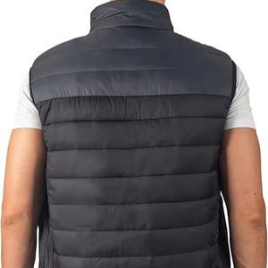 Venta Directa de Fábrica, Chaleco Acolchado con Cierre y Cuello en V, Transpirable, de Alta Calidad, Personalizable, para Hombre, Invierno, Casual, 220g - Product Image 1