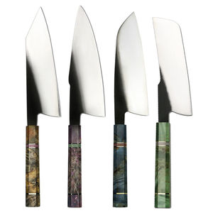 Couteau de cuisine professionnel en acier inoxydable 440c, nouveau style 2026, avec manche en bois stabilisé - Product Image 2