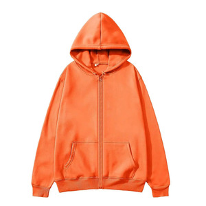 Sweat-shirts à capuche en coton à manches longues d'hiver en gros avec logo personnalisé, coupe-vent personnalisable avec fermeture éclair, sweat-shirt de sport - Product Image 6