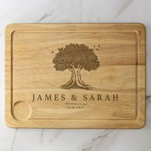 Planche à découper rectangulaire en bois faite à la main, ustensiles de cuisine artisanaux, bloc à découper, magnifiquement conçu à partir de bois naturel, parfait - Product Image 5