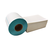 Etiquetas Térmicas Adhesivas para Códigos de Barras, Sensibles al Calor, de 4x4 y 4x6 Pulgadas, para Logística, Envío Exprés, Etiquetas de Paquetería, Duraderas