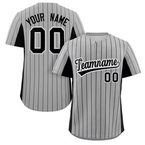 Maillot de baseball de haute qualité séchage rapide respirant 100% tissu de maille de polyester grande taille imprimé Logo maillot de baseball - Product Image 1
