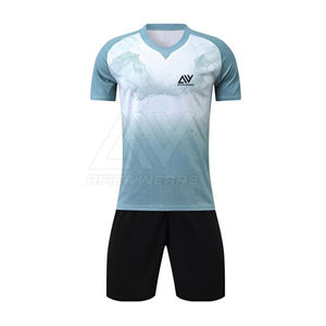 Vêtements de football à sublimation personnalisés à bas quantité minimale de commande, vente en gros de maillots de football à pois vierges, ensembles d'uniformes, style à vendre - Product Image 1