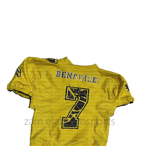 Uniformes de football américain unisexe Tackle Twill Nom et numéro Meilleur maillot et short imprimés par sublimation - Product Image 5