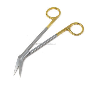 Tijeras de Sutura Manuales Medivolve de Alta Calidad, Anguladas, Super Corte, Acero Inoxidable, Precisión, Mango Dorado, CE ISO - Product Image 6