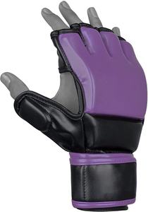 Guantes de Boxeo MMA de Medio Dedo con Palmas Abiertas, Guantes de Kickboxing, Sparring, Muay Thai con Agarre para Artes Marciales - Product Image 4