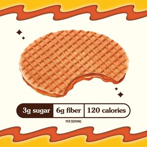 Rip <b>Van</b> Wafels Honey and Oats Stroopwafels, 12 Pack - Product Image 3