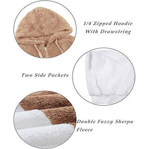 Sweat-shirt à capuche en sherpa, sweat-shirt en polaire, sweat-shirt décontracté d'hiver pour femmes, meilleur prix de gros 2026 - Product Image 4