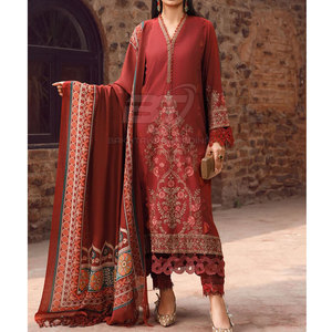 Ensemble Shalwar Kameez 3 pièces, imprimé moderne, Shalwar Kameez pour femmes, Dupatta, taille adulte, sur mesure - Product Image 1