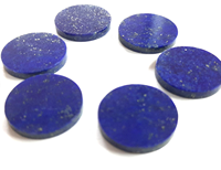Quadrante Piatto Rotondo per Orologio in Pietra di Lapislazzuli Naturale Gemma Sciolta Calibrata Produttore Ingrosso Gioielleria a Prezzo di Fabbrica