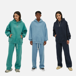 OEM Fabricante de algodón de gran tamaño para hombre nuevas sudaderas con capucha pulóver multicolor logotipo personalizado 3D Puff impresión sudaderas - Product Image 1