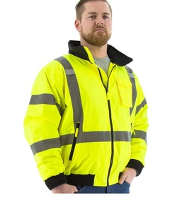 Venta al por mayor de alta calidad de seguridad de la chaqueta de seguridad de los hombres Hi Vis Reflector Workwear Jacket Construction Clothes Jackets - Product Image 3