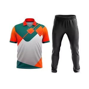 Camiseta de críquet de nuevo diseño con logotipo y diseño personalizados Camiseta y pantalón del equipo de críquet australiano - Product Image 3