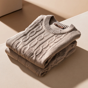 Pull à col roulé slim fit pour homme, mode, tricot d'hiver, OEM - Product Image 6