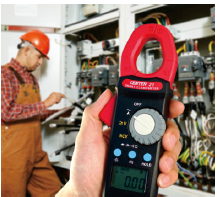 Pince ampèremétrique numérique professionnelle avec détection 600V AC/DC et NCV mesure la continuité de fréquence de résistance de capacité - Product Image 4