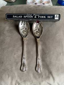 Serveurs à salade en acier inoxydable de conception royale outils de salade pour la décoration de table de luxe et les cadeaux fabriqués à la main en Inde - Product Image 6