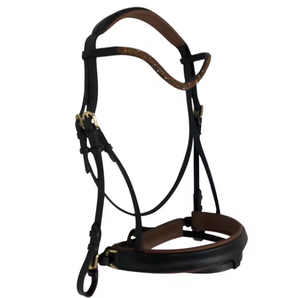 Premium Leather Horse Bridle Custom Logo Customizable Size Packaging-MH Global Exports High Quality <b>Equestrian</b> Made India 10 - Product Image 1