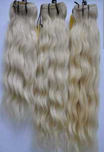 BEST HIGH QUALITY NATURAL VIRGIN HUMAN HAIR SOUTH INDIAN TEMPLE UNPROCESSED REMY HAIR EXTENSIONS NO SHEDDING NO TANGLE NO LICE - Product Image 5