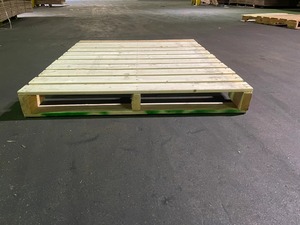 พาเลทไม้สนขนาดใหญ่สำหรับงานหนัก แบบ 2 ทาง และ 4 ทาง ขนาด 48x40 ซ้อนได้ เกรด EPAL ขายส่ง - Product Image 6