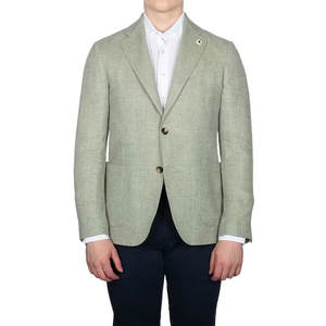 Veste de costume pour homme de bonne qualité, coupe classique ajustée, simple boutonnage, respirante, personnalisable, décontractée pour le travail, toute saison - Product Image 1