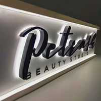 Letras con Retroiluminación LED y Acabado Pintado, para Exteriores, Resistentes al Agua IPX7, Alimentación CA, para Empresas, del Fabricante Original