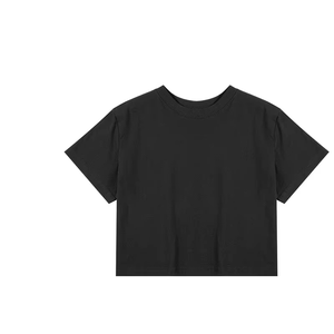 Diseño personalizado OEM al por mayor de ropa de mujer impresión digital de manga regular de las mujeres camisetas de cuello redondo para las niñas - Product Image 6