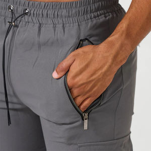 Best Selling <b>Cargo</b> <b>Pants</b> For Adult Gray Color <b>Waterproof</b> Elastic Waste Joggers <b>Cargo</b> <b>Pants</b> Trousers With Zipper Pocket - Product Image 5