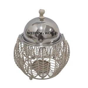 Chauffe-plat en métal de haute qualité, forme ronde, ustensile de cuisine, cocotte, vente en gros, luxe, nouveau modèle, marmite en métal - Product Image 3