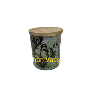 High Quality Brown Glass Candle Jar Home Decorative Lighting <b>Accessories</b> for Christmas <b>Birthday</b> Table Decorative Tea Light - Product Image 6