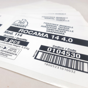 Autocollant d'étiquette de numéro de série de code-barres personnalisé - Product Image 5