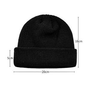 Fábrica al por mayor nuevo Tie Dye Color gorro de punto mujeres Otoño Invierno ropa cálida Arco Iris grueso lana al aire libre Beanie jacquard - Product Image 2