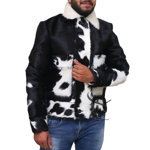Chaqueta de cuero de vaca de diseño personalizado de alta calidad Los mejores fabricantes OEM Chaqueta de cuero de vaca de moda de nuevo estilo - Product Image 1