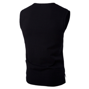 Wholesale Cotton Spandex Plus Size Breathable Comfortable Sleeveless Large Cuffs <b>Men</b> Tank Tops Premium Drop Arms <b>Singlet</b> Workout - Product Image 3