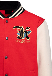 Vestes Letterman High Street Varsity personnalisées pour hommes, bombardier de baseball d'hiver chaud, manches en cuir, chenille brodée sur le devant XS 6XL - Product Image 2